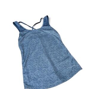 Columbia Blue Patterned Tank Top